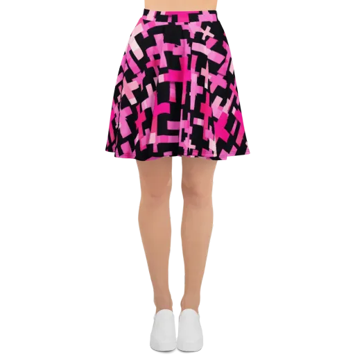 Magenta Junction on a Skater Skirt