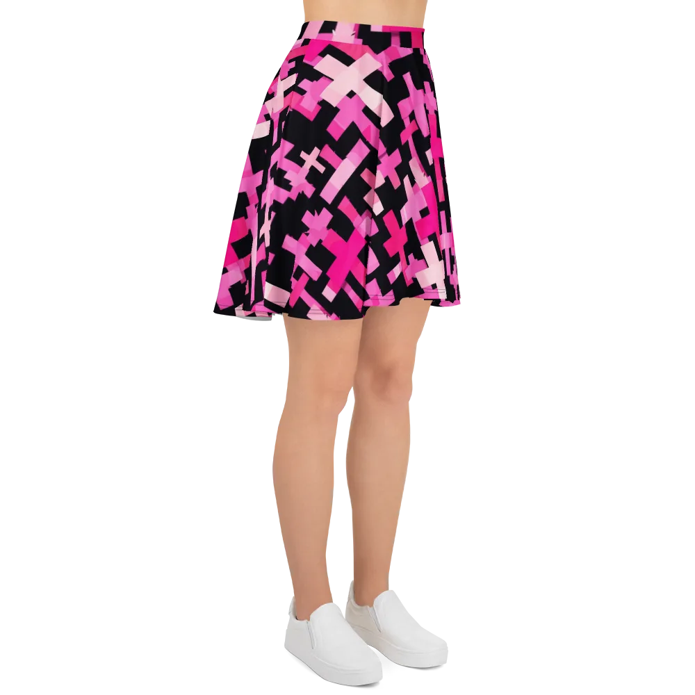 Magenta Junction on Skater Skirt — Right