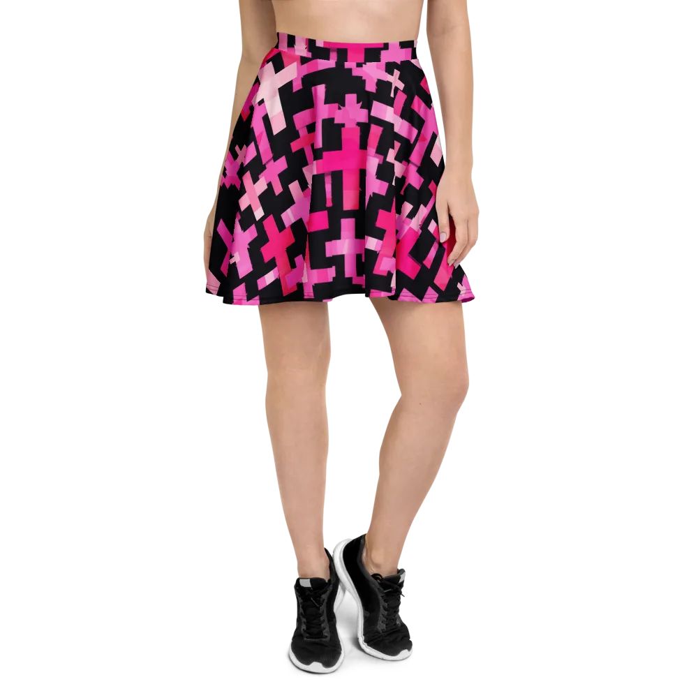 Magenta Junction on Skater Skirt — Front