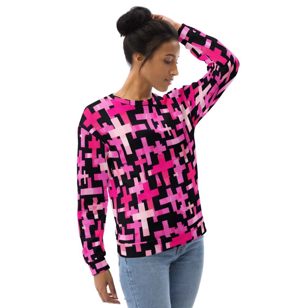 Magenta Junction on Sweatshirt — Right Front