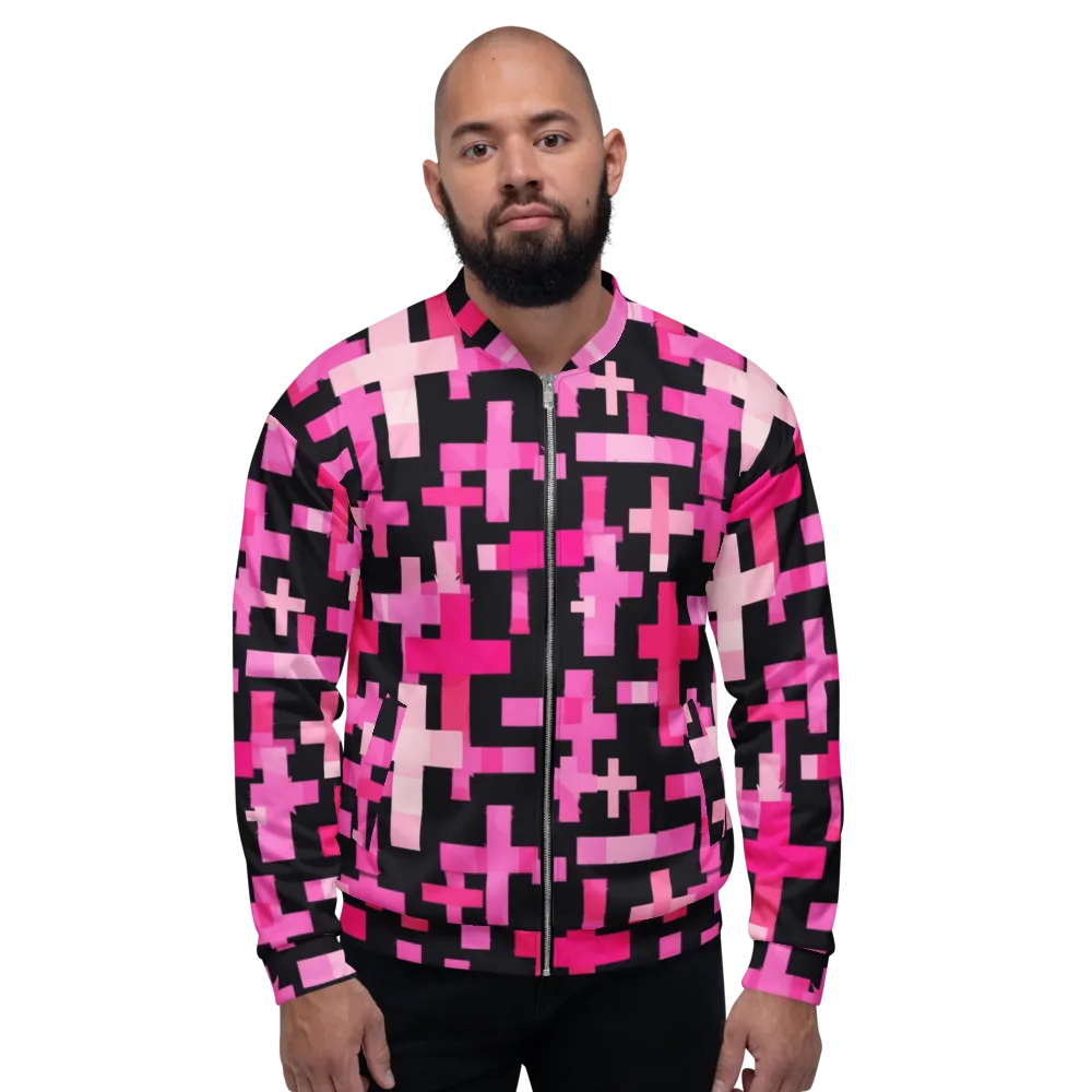 Magenta Junction on Bomber Jacket — Front