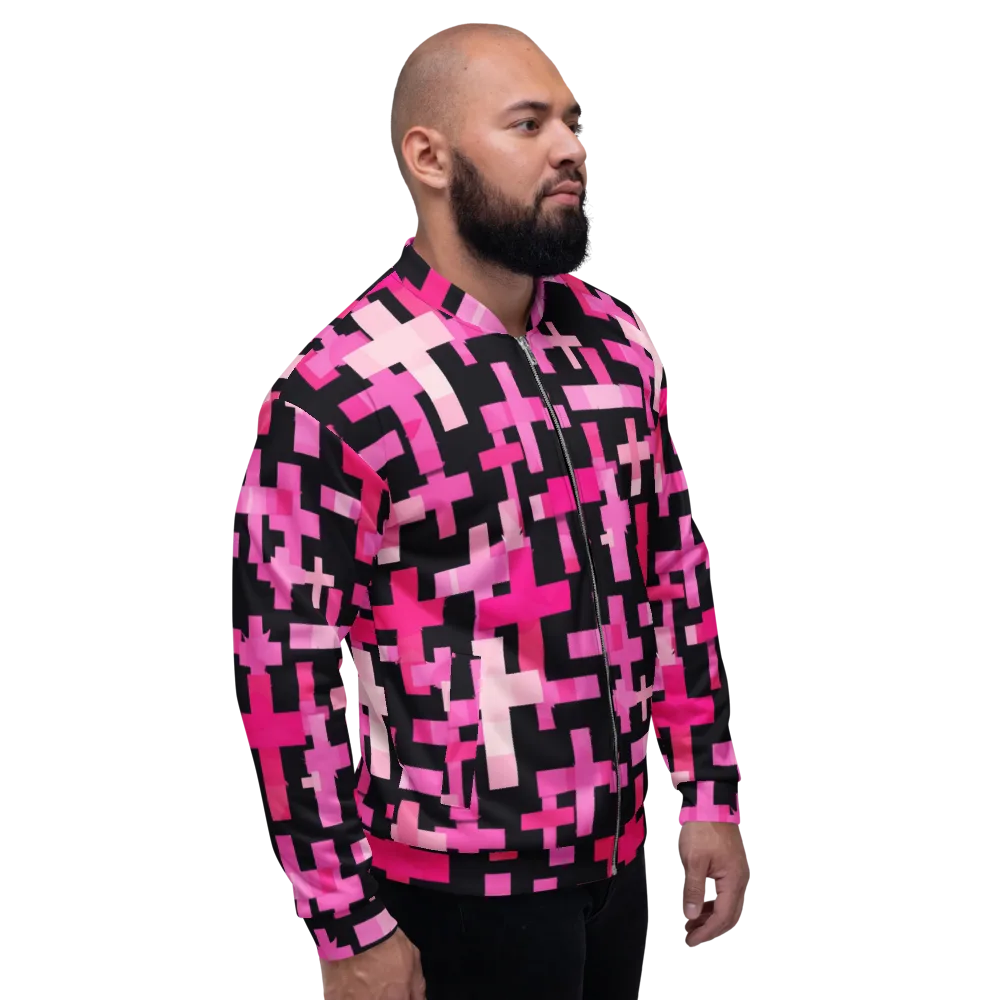Magenta Junction on Bomber Jacket — Right