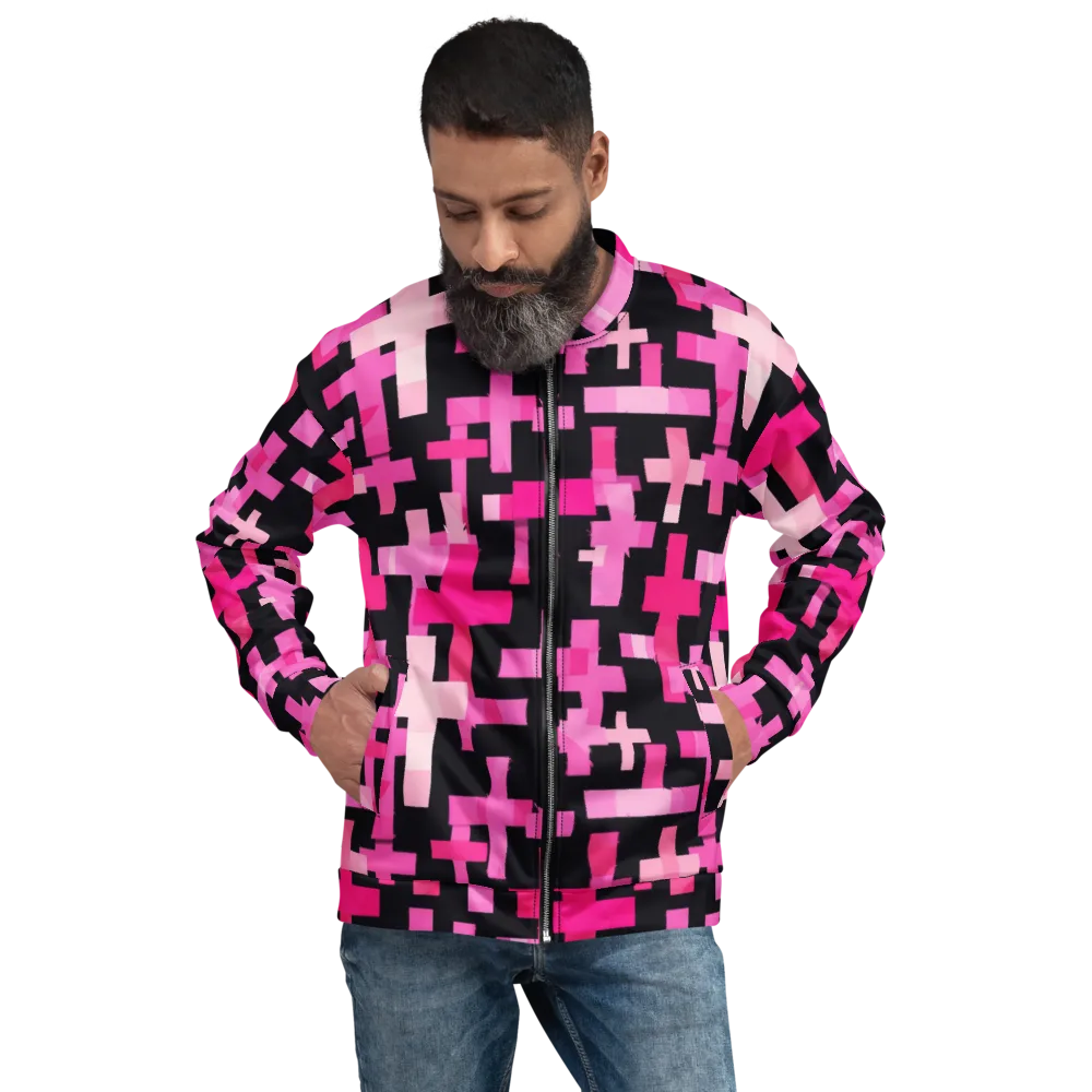 Magenta Junction on Bomber Jacket — Front