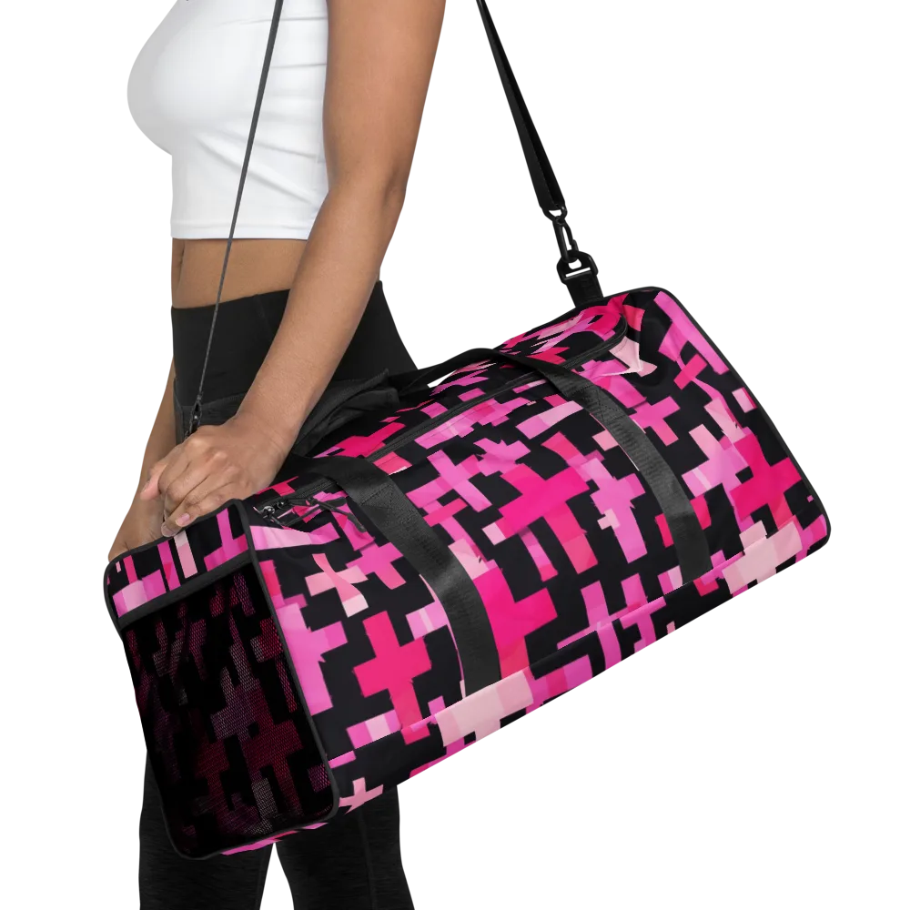 Magenta Junction on Duffle Bag — Front