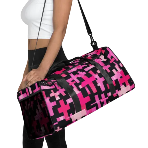 Magenta Junction on a Duffle Bag