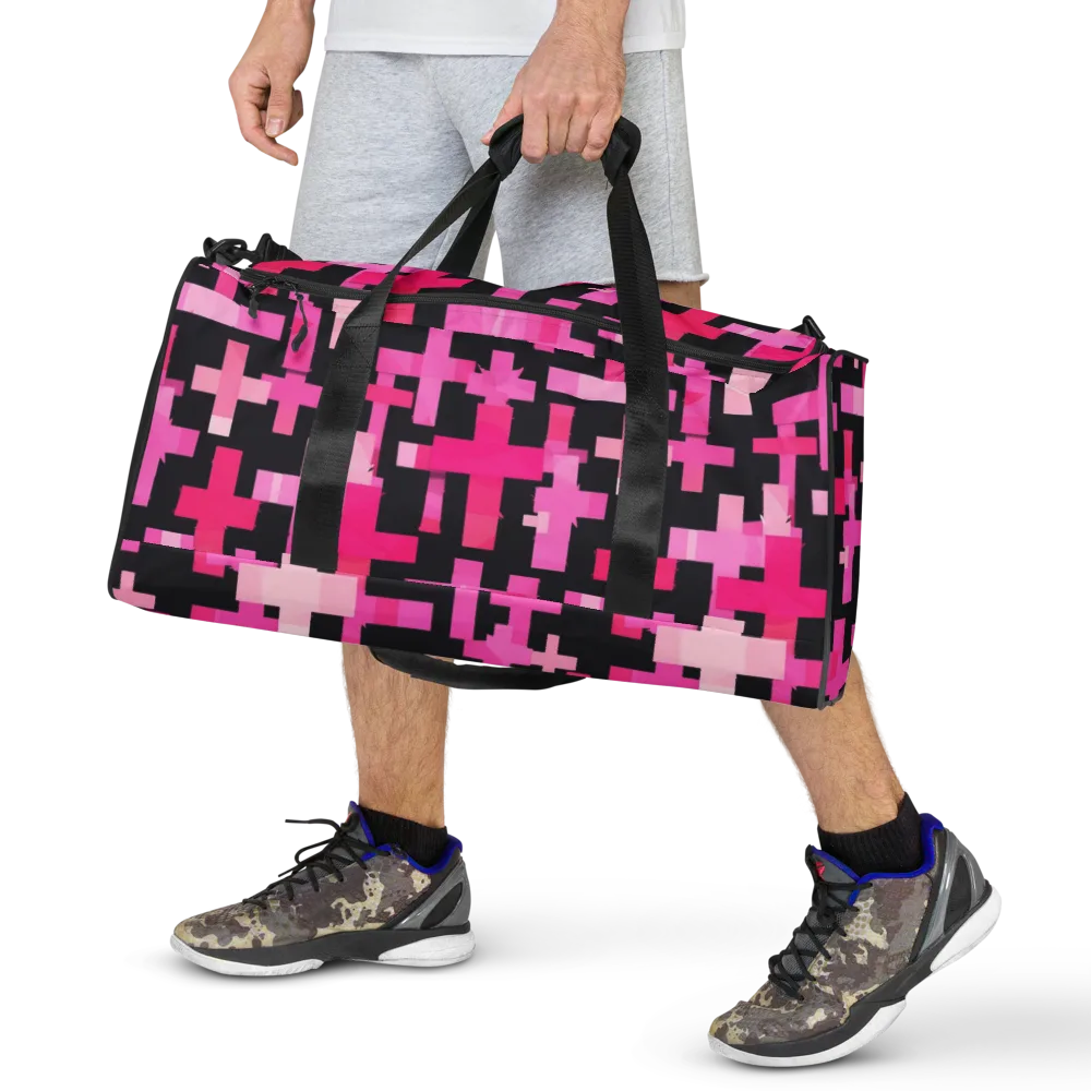 Magenta Junction on Duffle Bag — Front
