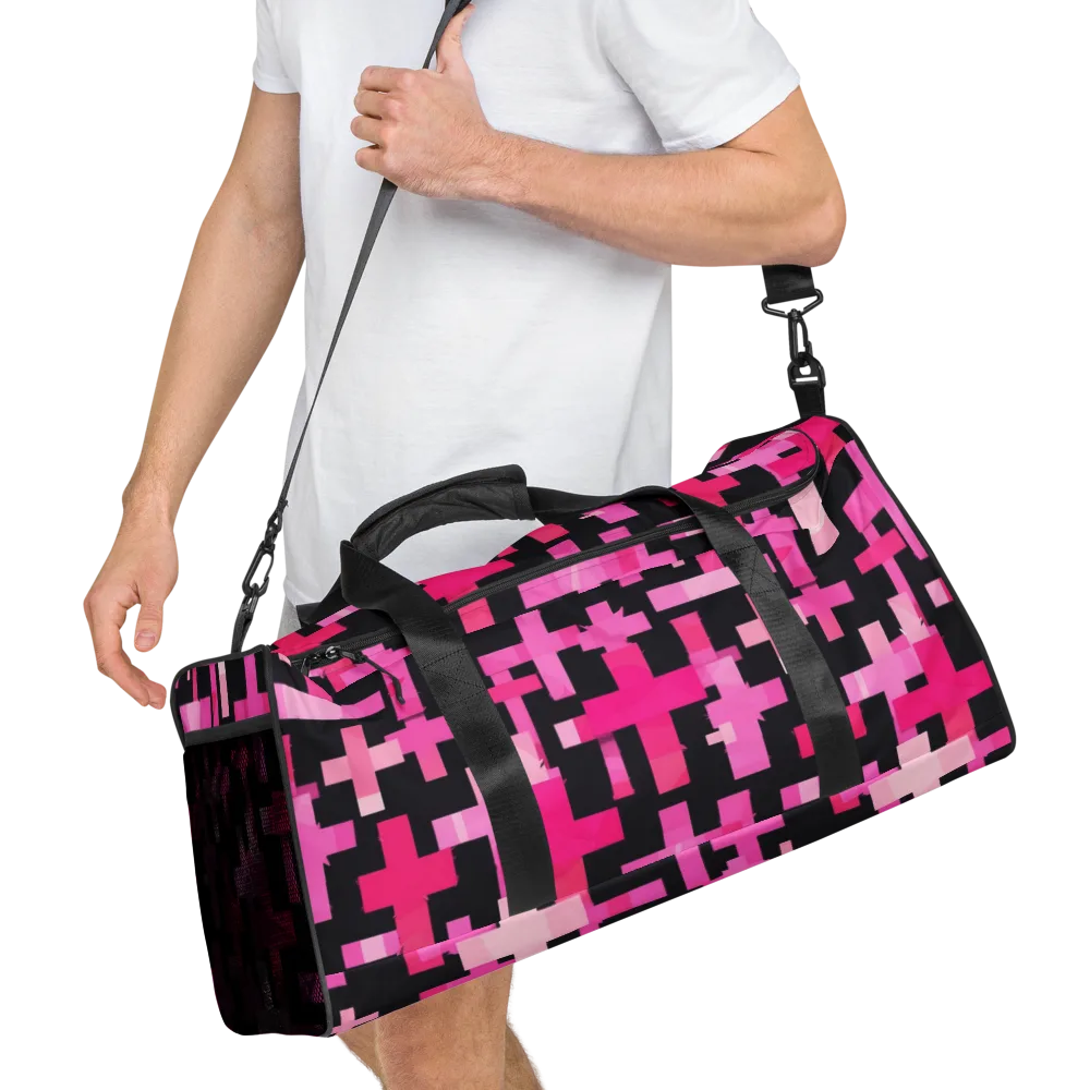 Magenta Junction on Duffle Bag — Right Front