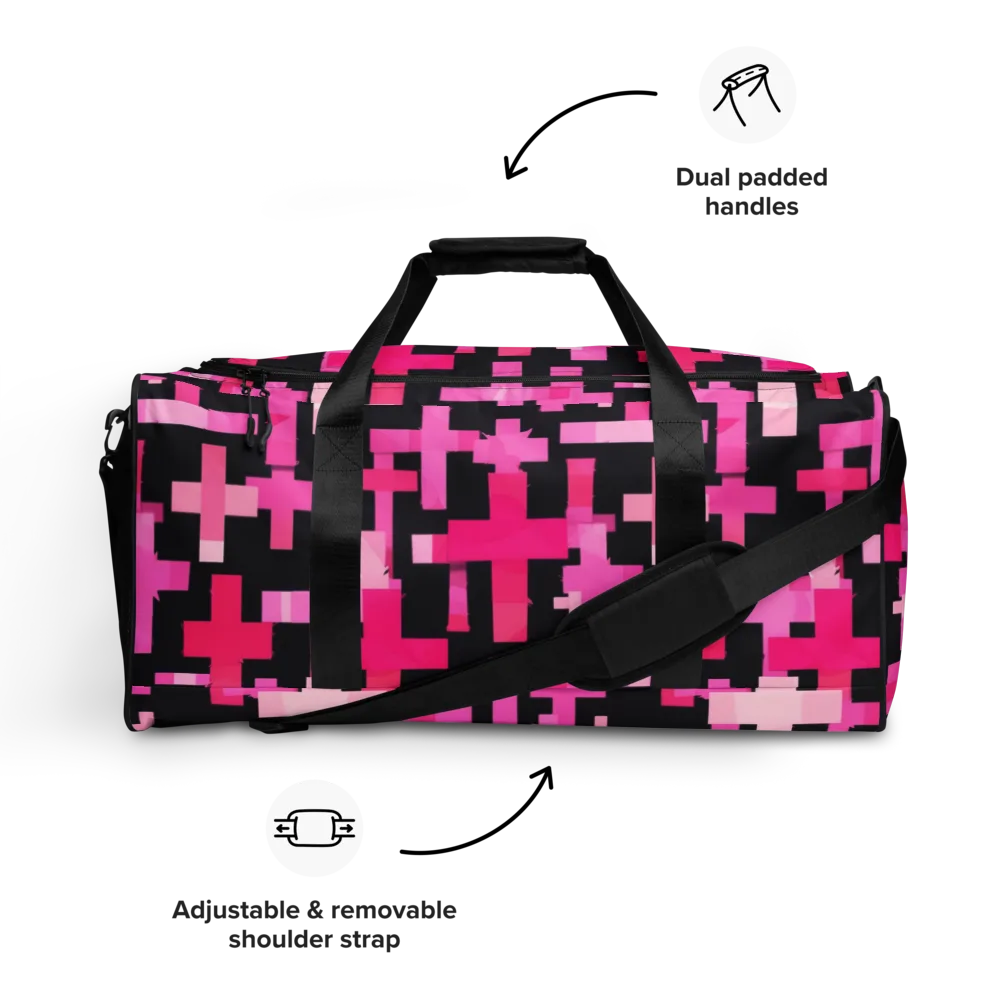 Magenta Junction on Duffle Bag — Front