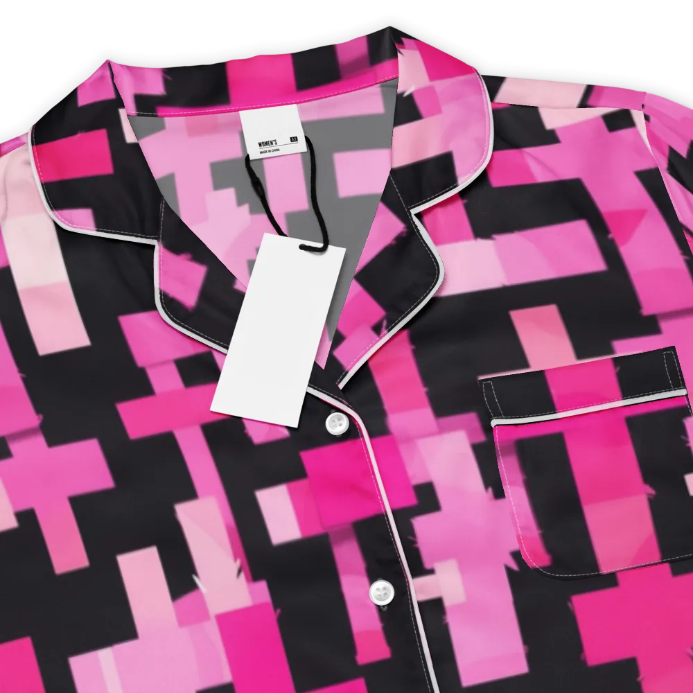 Magenta Junction on Women's Short Sleeve Pajama Top — Product details