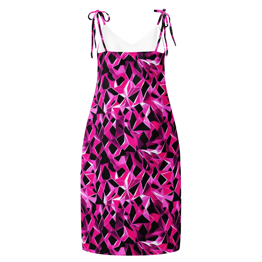 Pink Prism Riot on Slip Dress — Back