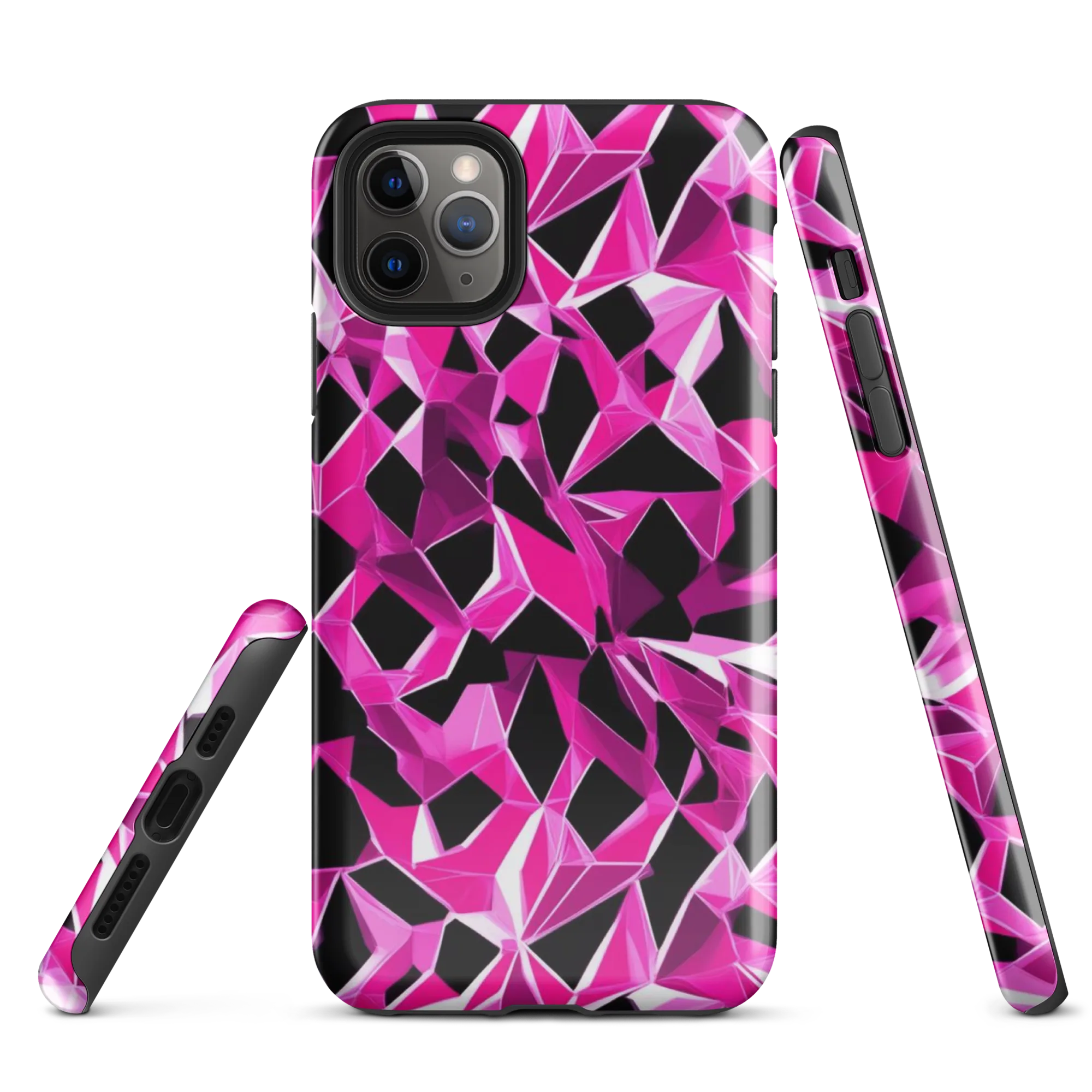 Pink Prism Riot on Tough Case for iPhone® — Front