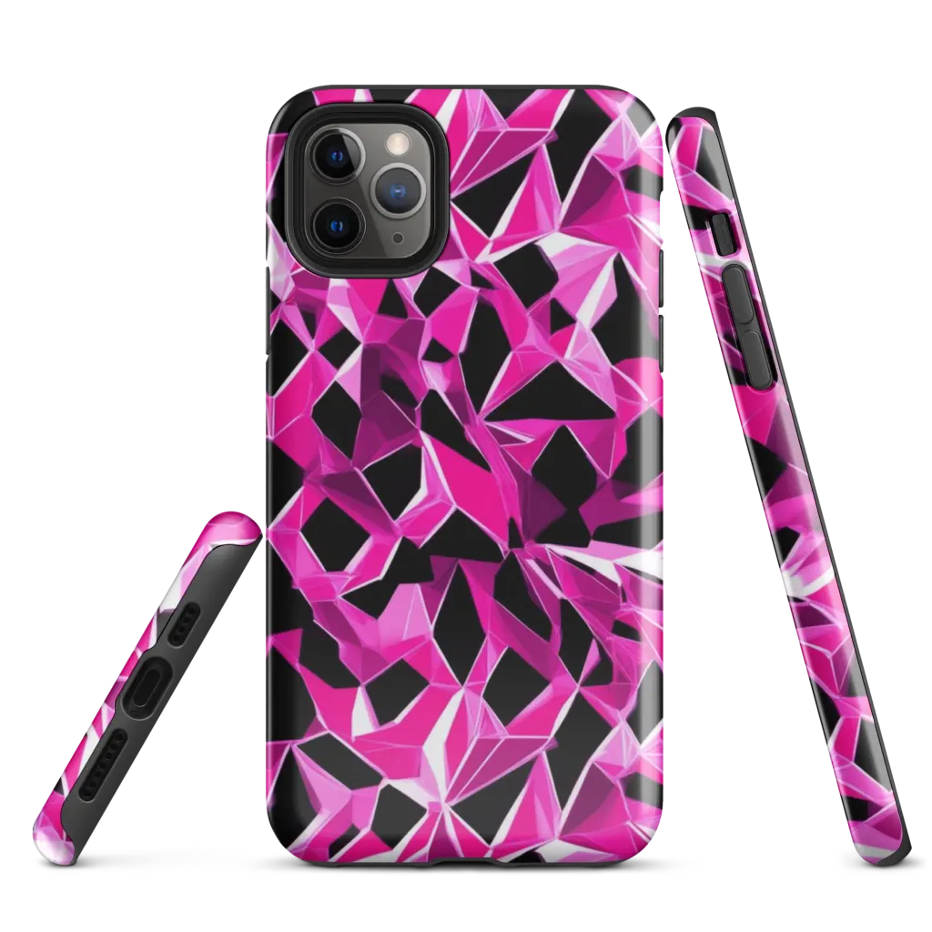 Pink Prism Riot on Tough Case for iPhone® — Front
