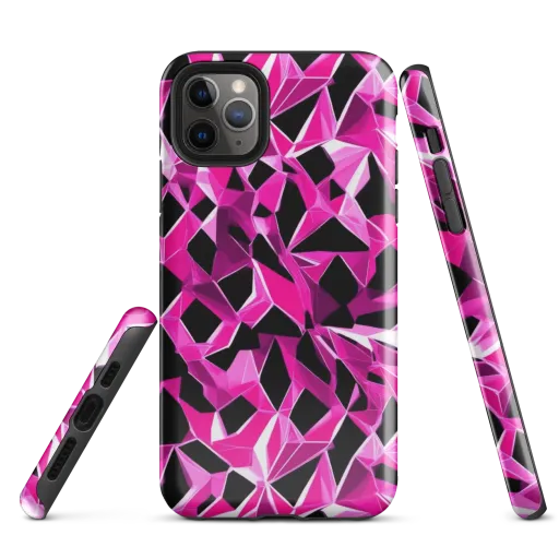 Pink Prism Riot on a Tough Case for iPhone®