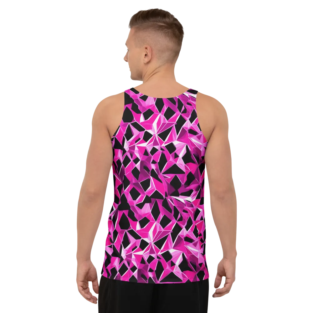 Pink Prism Riot on Men's Tank Top — Back