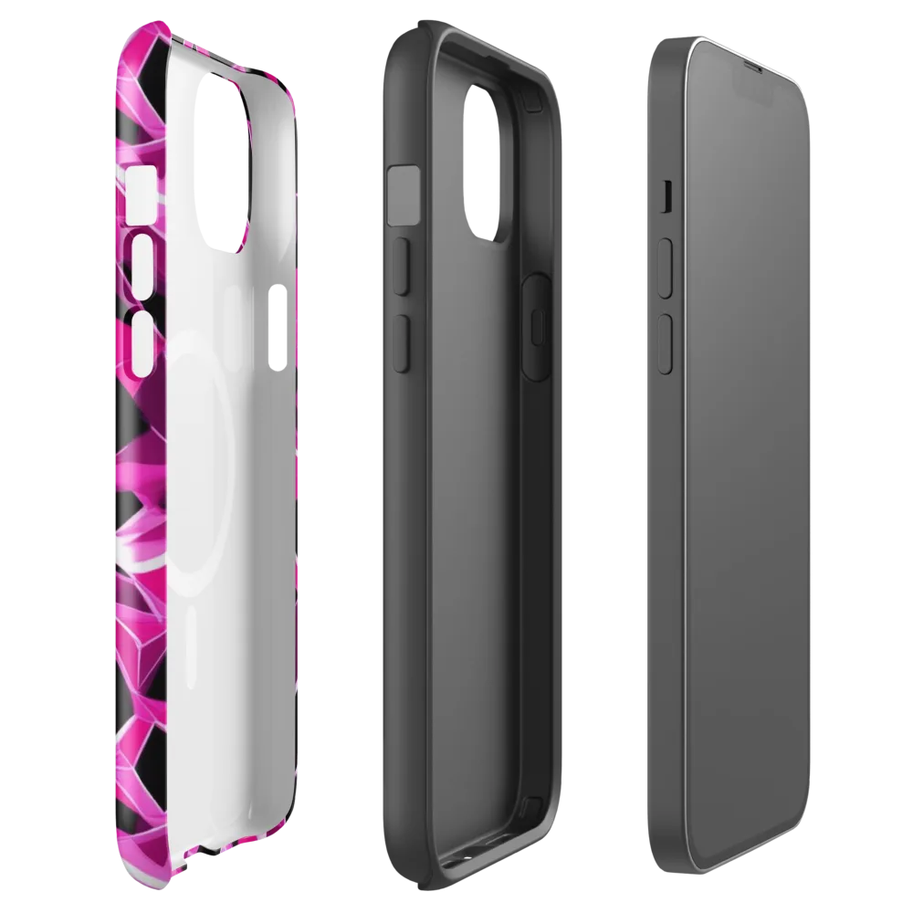 Pink Prism Riot on MagSafe Tough Case for iPhone® — Front
