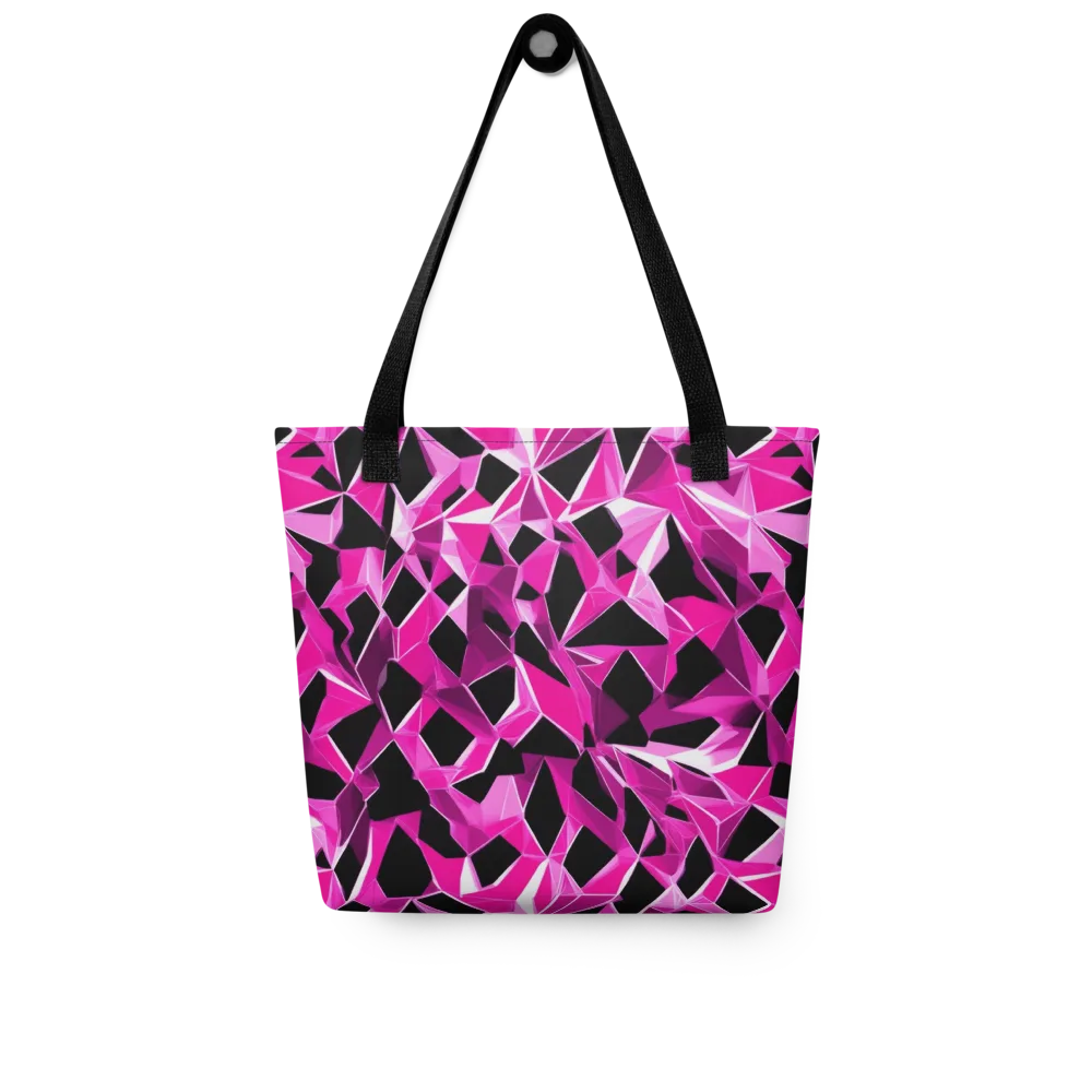 Pink Prism Riot on Tote Bag — Front