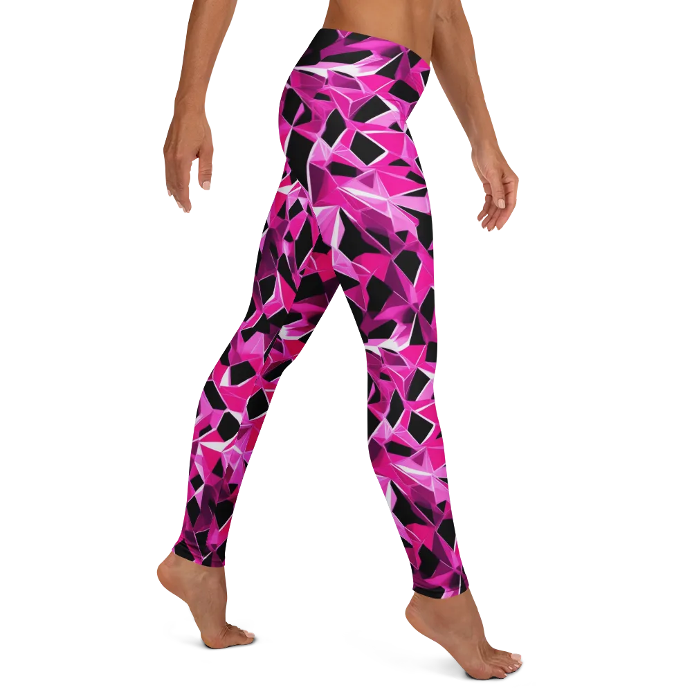 Pink Prism Riot on Leggings — Right