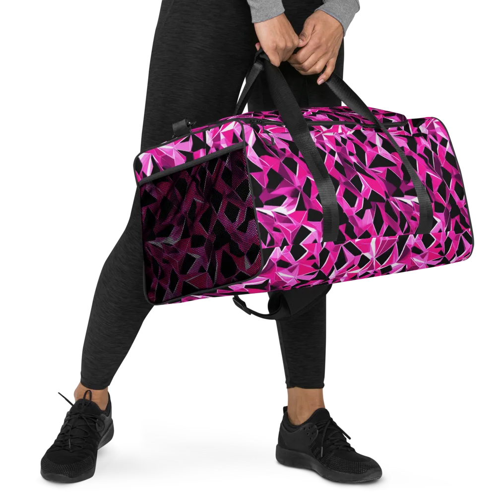 Pink Prism Riot on Duffle Bag — Right Front
