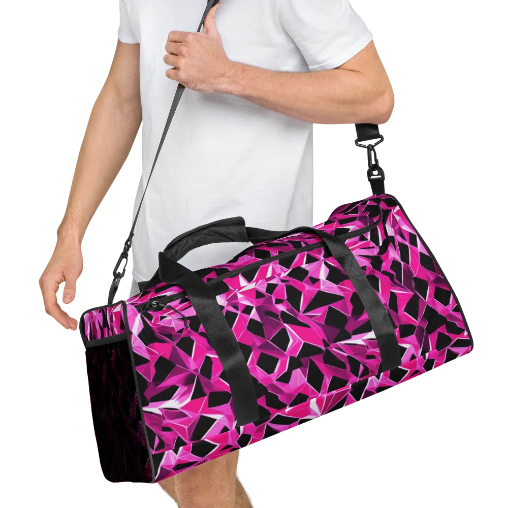 Pink Prism Riot on Duffle Bag — Right Front