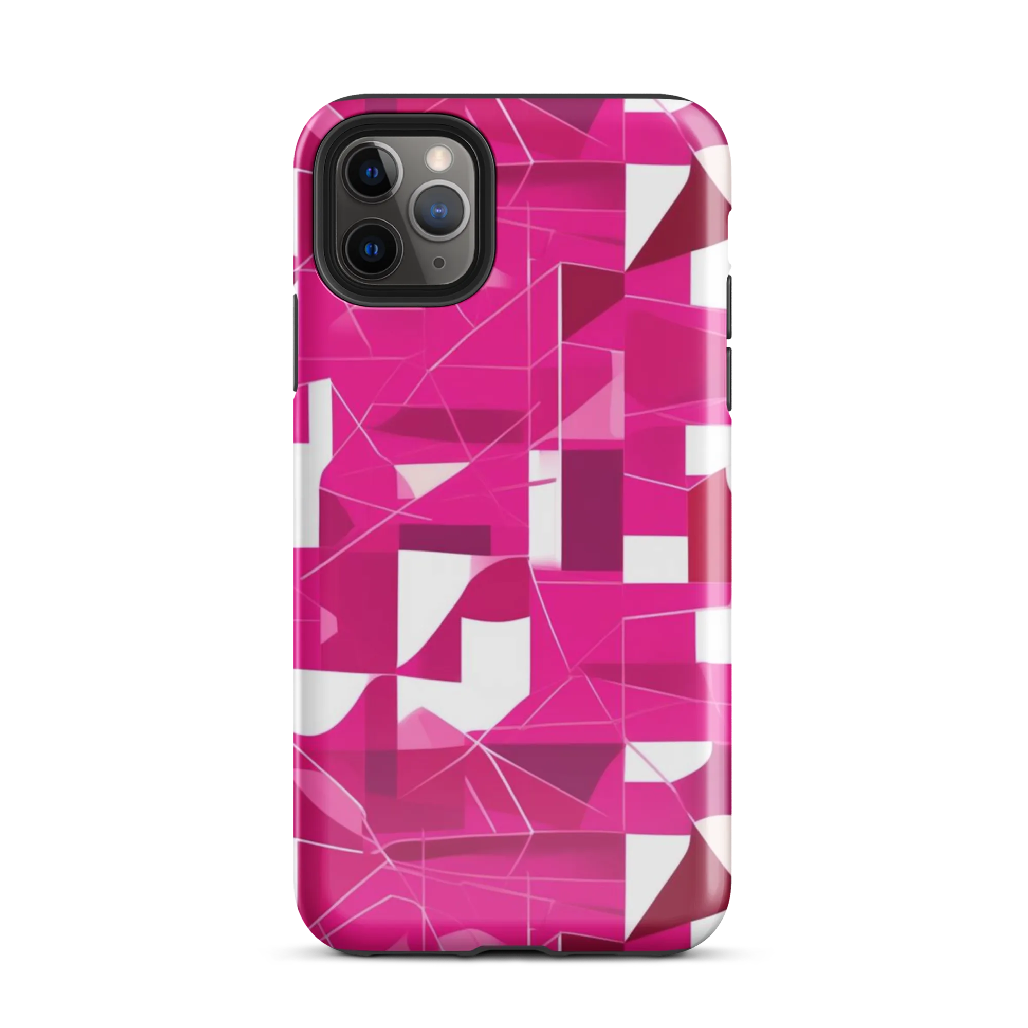 Fuchsia Blueprint on Tough Case for iPhone® — Front