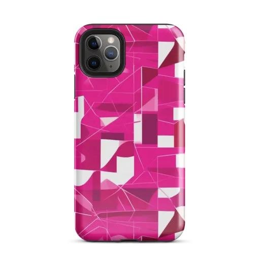Fuchsia Blueprint on a Tough Case for iPhone®