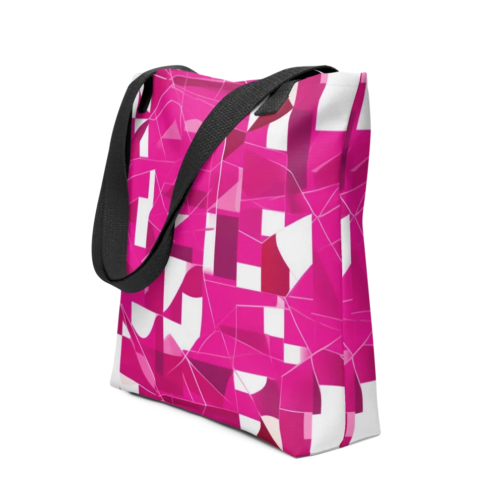 Fuchsia Blueprint on Tote Bag — Front