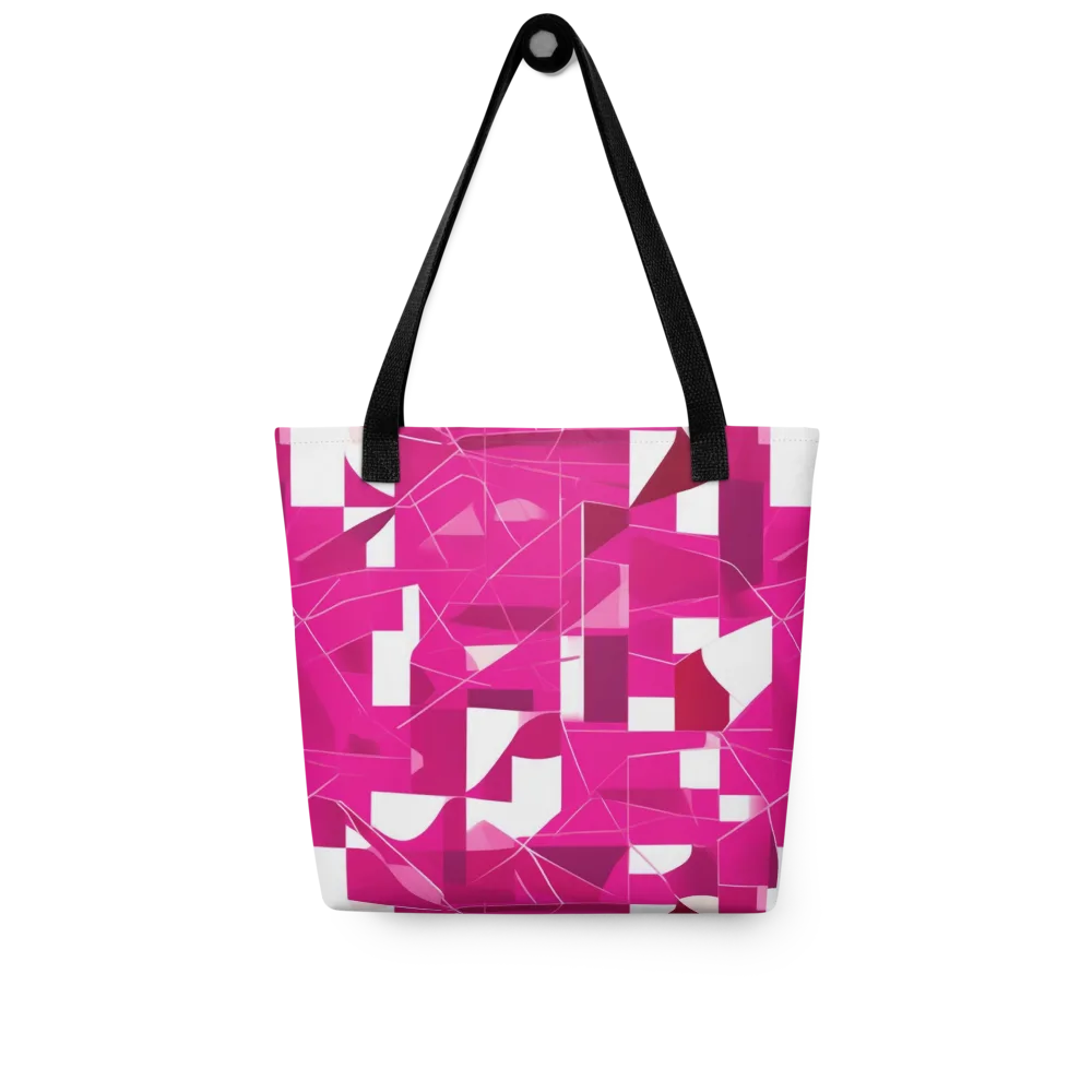 Fuchsia Blueprint on Tote Bag — Front