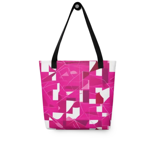 Fuchsia Blueprint on a Tote Bag