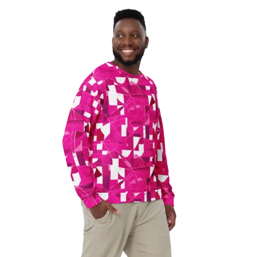 Fuchsia Blueprint on a Sweatshirt
