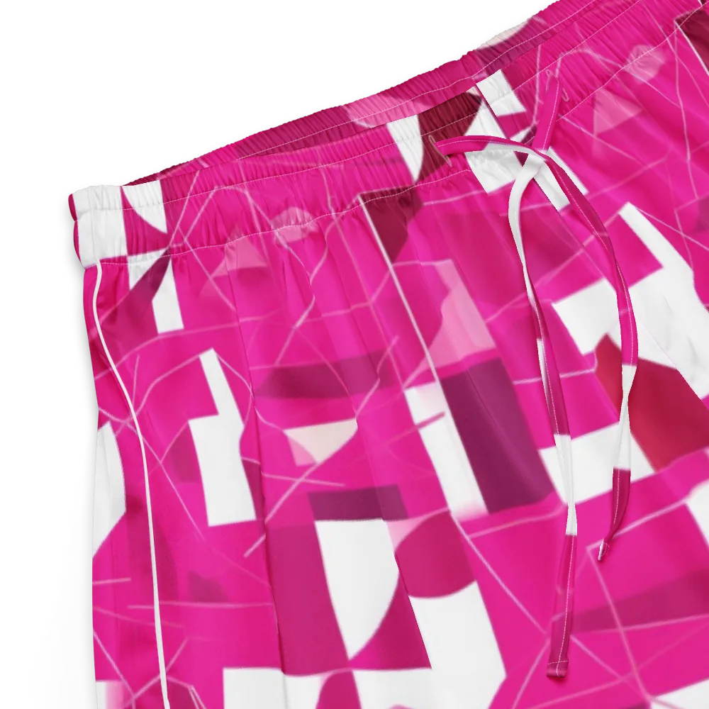 Fuchsia Blueprint on Women's Pajama Shorts — Product details