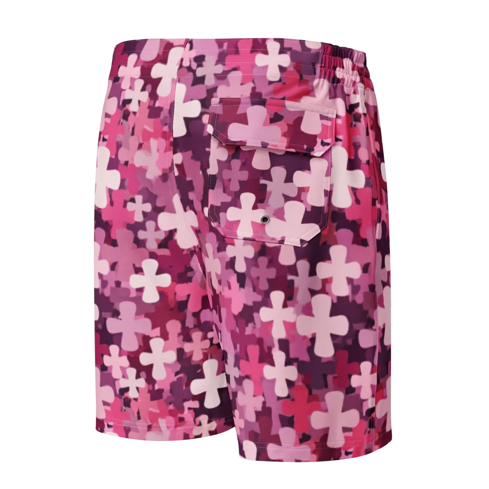 Petal Crossfire on Men's Board Shorts — Back