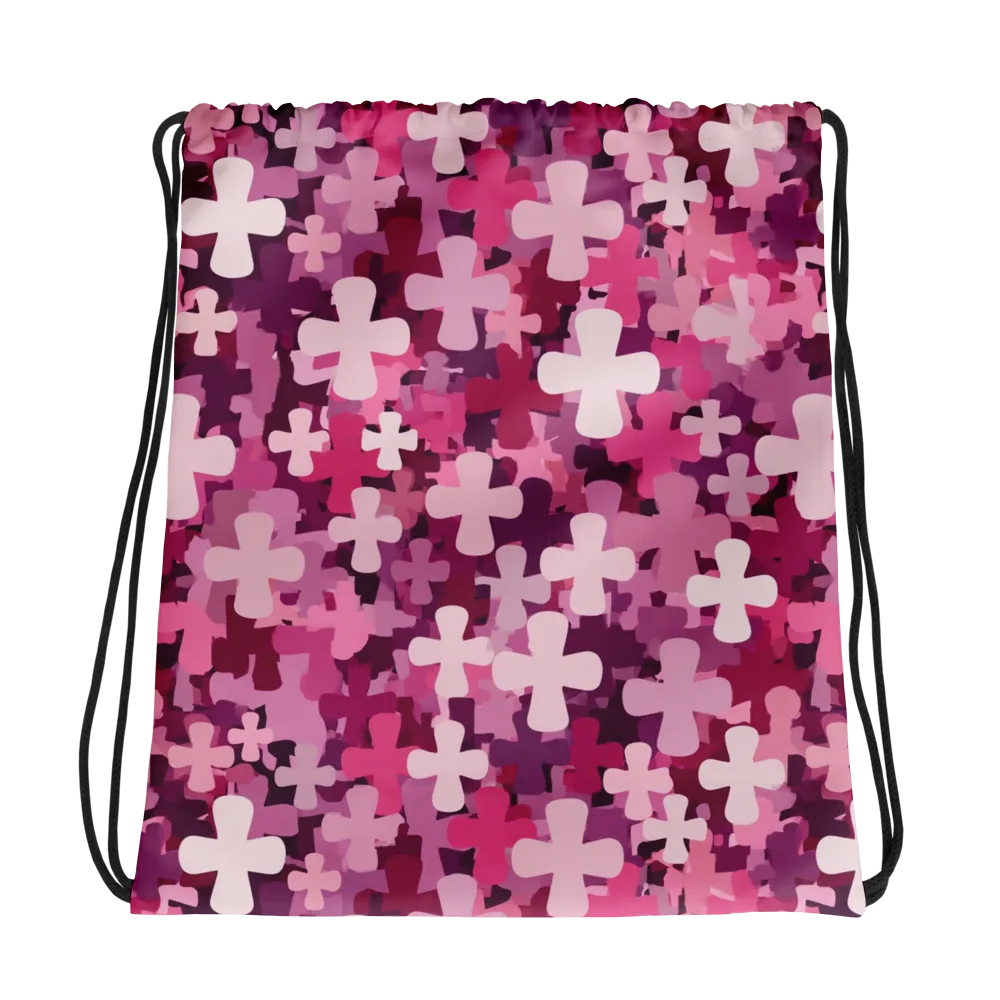 Petal Crossfire on Drawstring Bag — Photo
