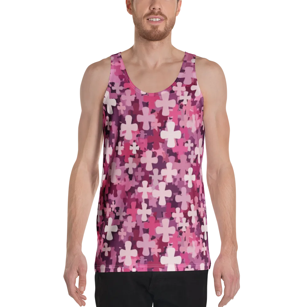 Petal Crossfire on Men's Tank Top — Front