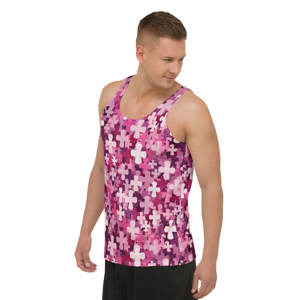 Petal Crossfire on Men's Tank Top — Left Front