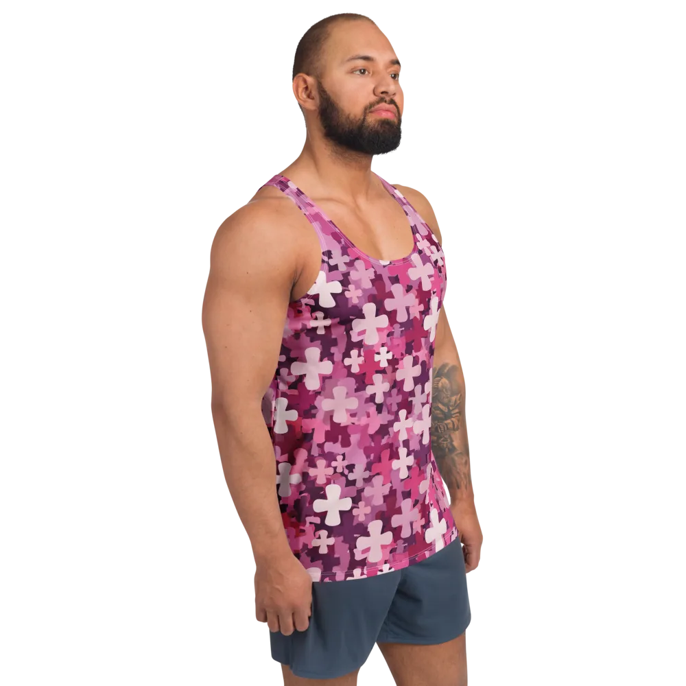 Petal Crossfire on Men's Tank Top — Right Front