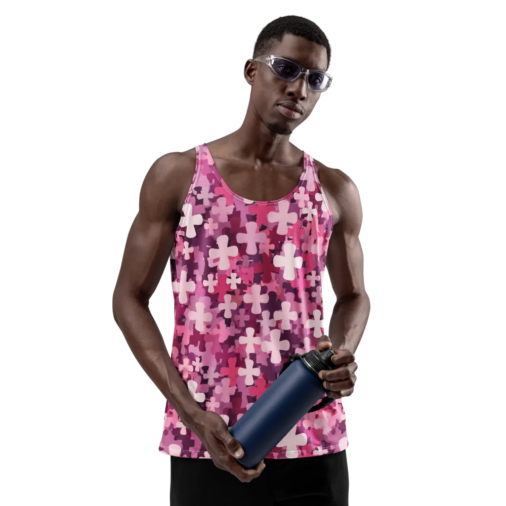 Petal Crossfire on Men's Tank Top — Front