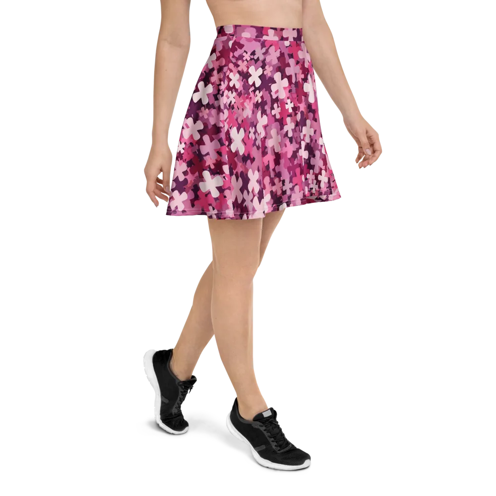 Petal Crossfire on Skater Skirt — Right