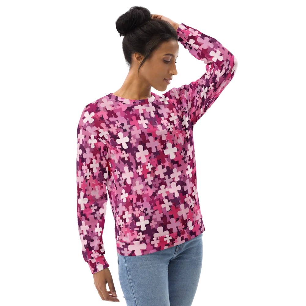 Petal Crossfire on Sweatshirt — Right Front