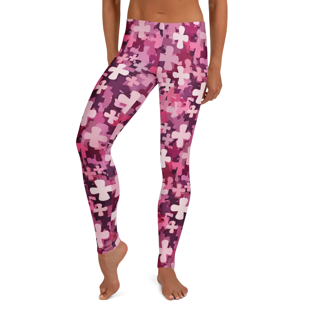 Petal Crossfire on Leggings — Front
