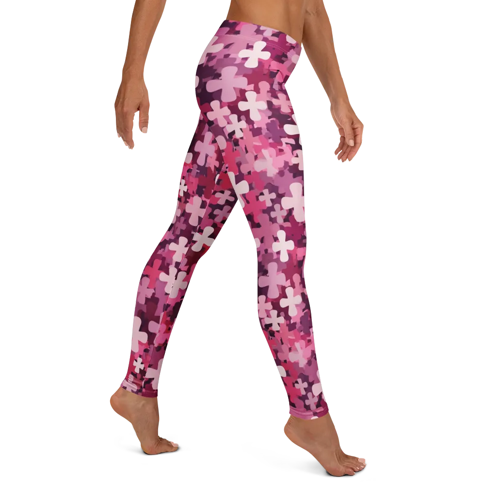 Petal Crossfire on Leggings — Right