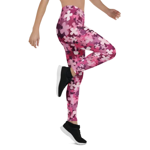 Petal Crossfire on a Leggings
