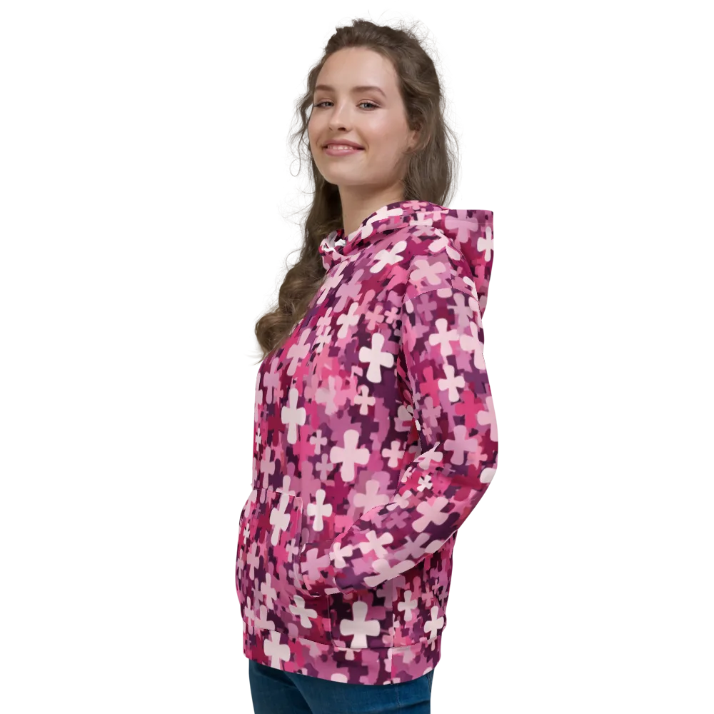 Petal Crossfire on Hoodie — Left
