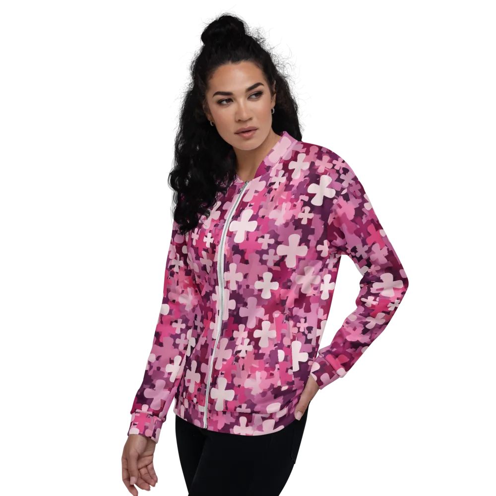 Petal Crossfire on Bomber Jacket — Left