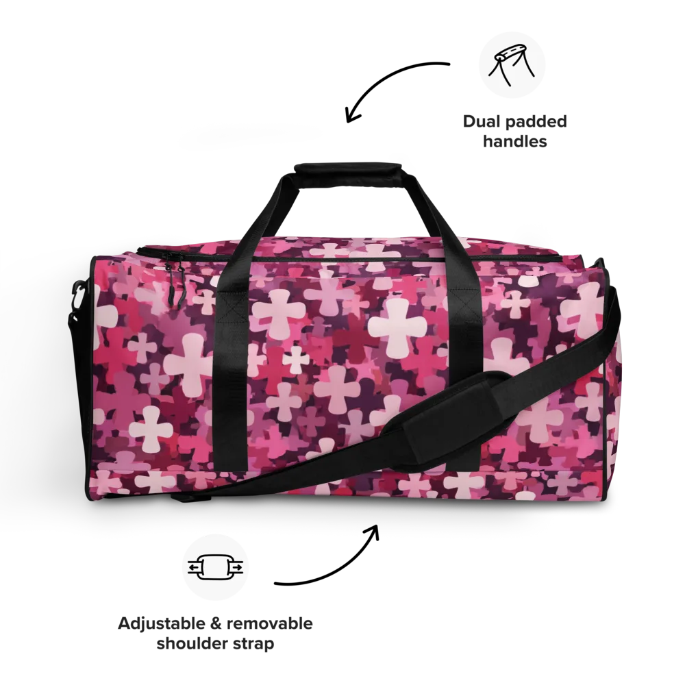 Petal Crossfire on Duffle Bag — Front
