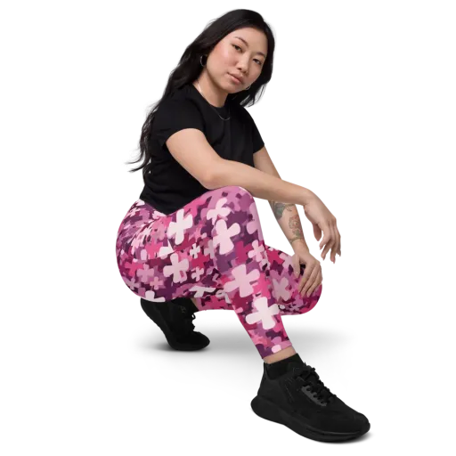 Petal Crossfire on a Leggings with Pockets