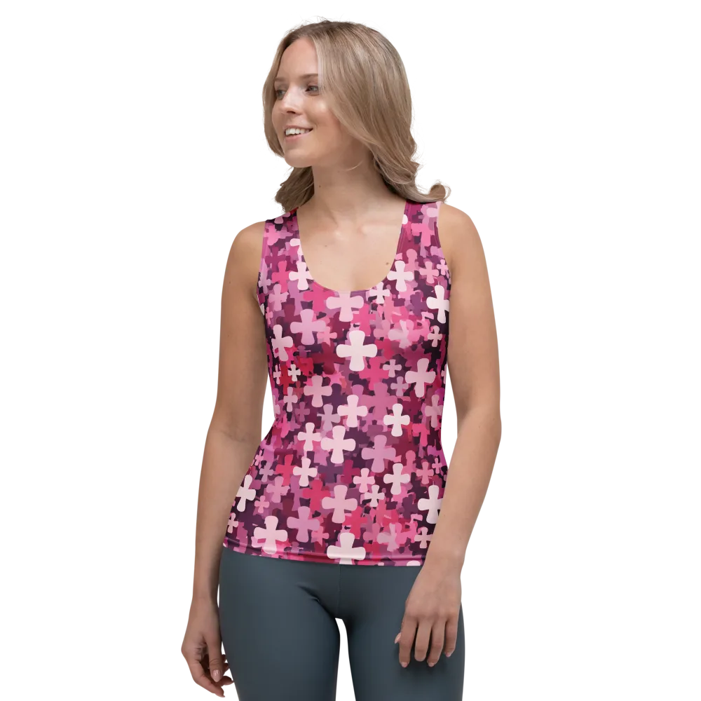 Petal Crossfire on Women's Tank Top — Front