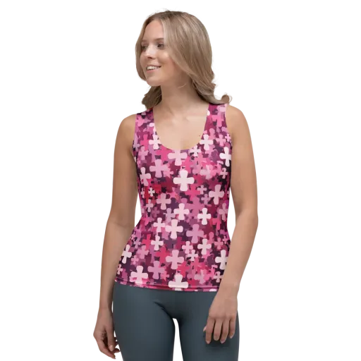 Petal Crossfire on a Women's Tank Top