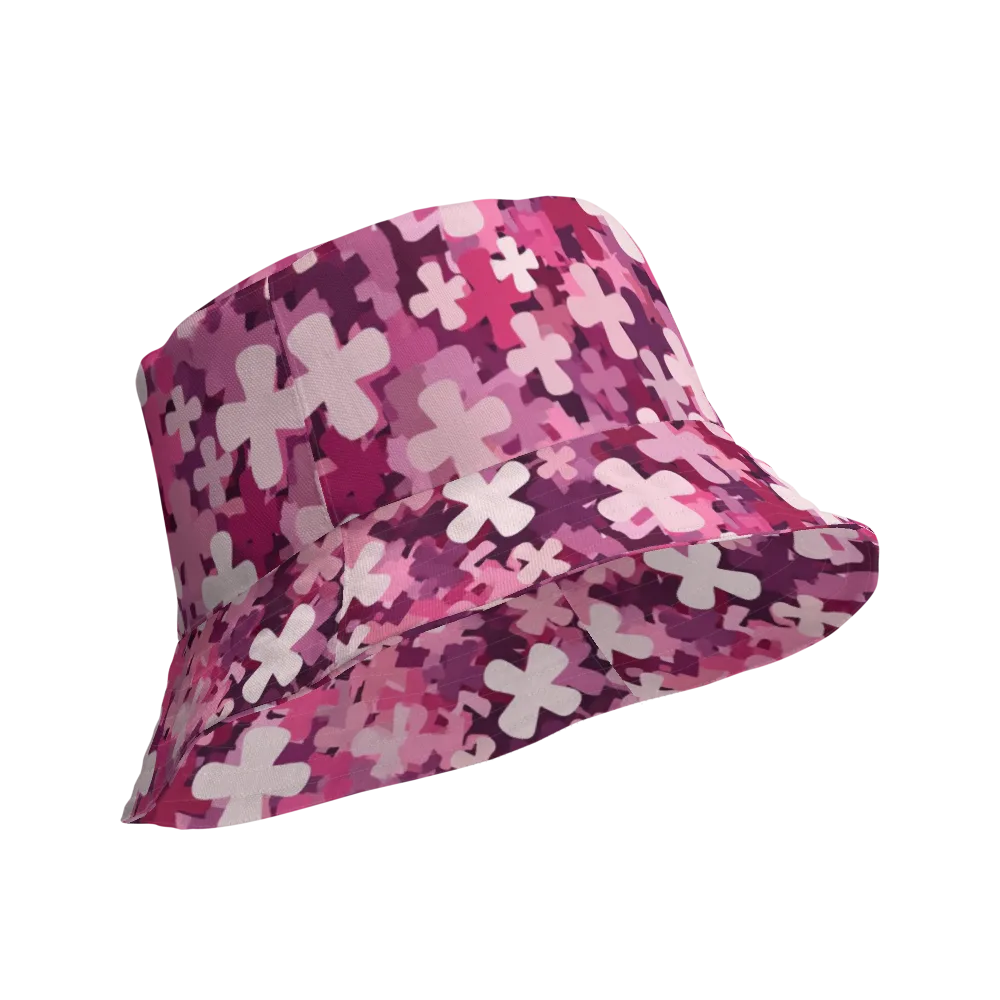 Petal Crossfire on Reversible Bucket Hat — Product details Outside
