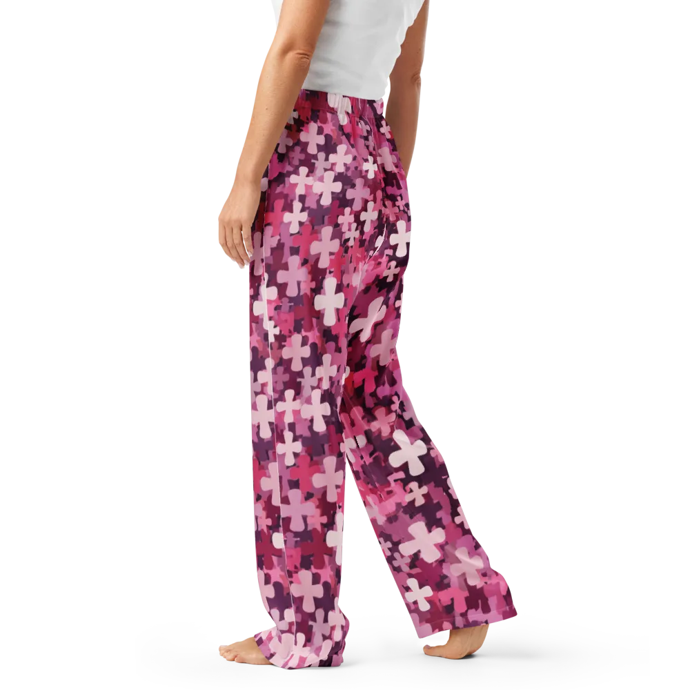 Petal Crossfire on Women's Pajama Pants — Left