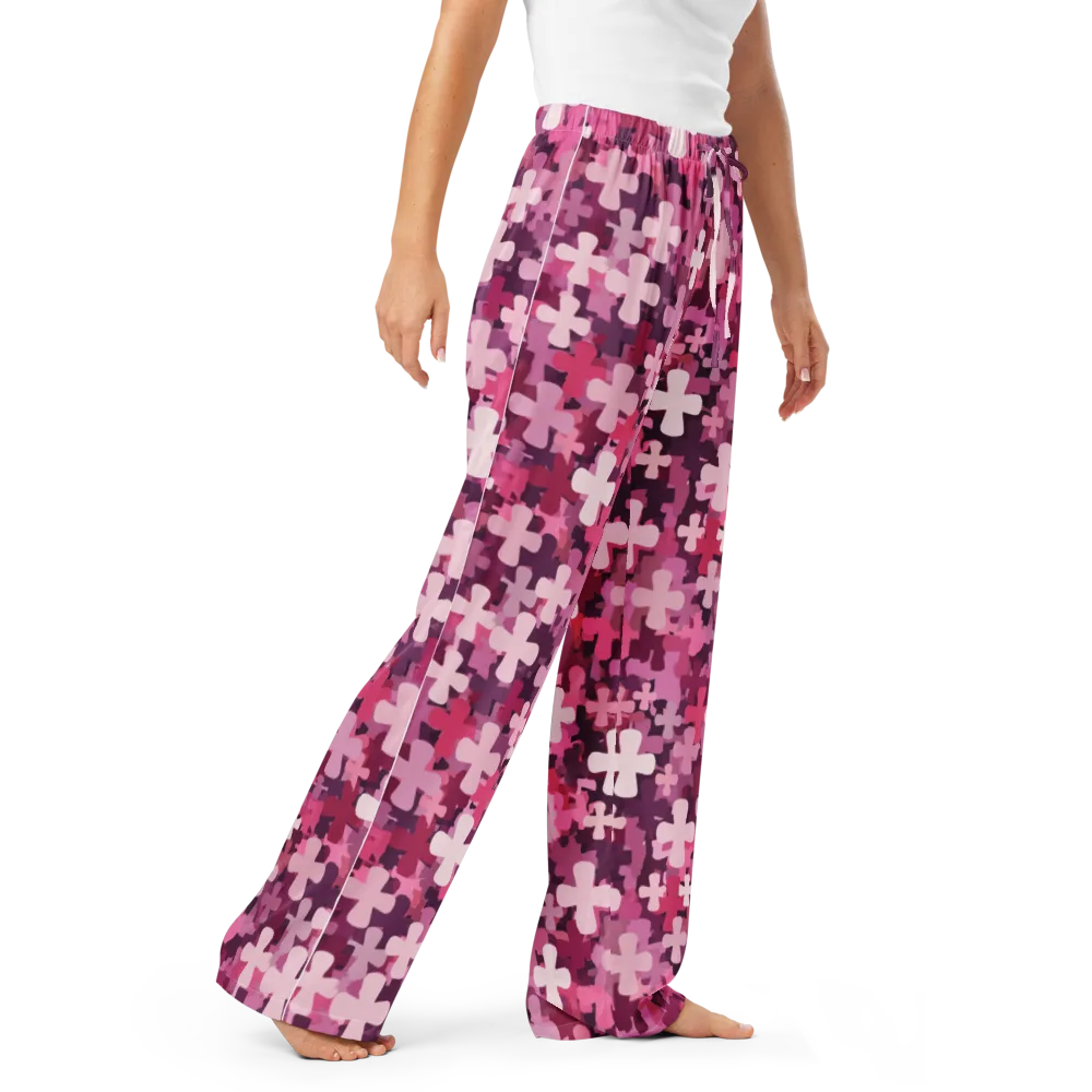 Petal Crossfire on Women's Pajama Pants — Right Front